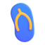 Thong Sandal 3d icon
