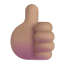Thumbs Up 3d Medium icon