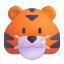 Tiger Face 3d icon