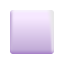 White Medium Square 3d icon