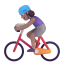 Woman Biking 3d Medium icon