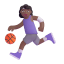 Woman Bouncing Ball 3d Medium Dark icon