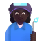 Woman Factory Worker 3d Dark icon