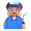 Woman Factory Worker 3d Medium Light icon