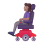 Woman In Motorized Wheelchair 3d Medium icon