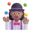 Woman Juggling 3d Medium icon