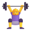 Woman Lifting Weights 3d Default icon