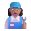 Woman Mechanic 3d Medium icon