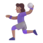 Woman Playing Handball 3d Medium icon