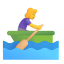 Woman Rowing Boat 3d Default icon