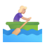 Woman Rowing Boat 3d Medium Light icon