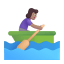 Woman Rowing Boat 3d Medium icon