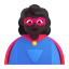 Woman Superhero 3d Dark icon