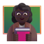 Woman Teacher 3d Dark icon