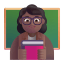 Woman Teacher 3d Medium Dark icon