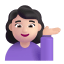Woman Tipping Hand 3d Light icon