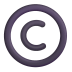 Copyright-3d icon