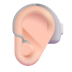 Ear-With-Hearing-Aid-3d-Light icon