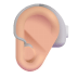 Ear-With-Hearing-Aid-3d-Medium-Light icon