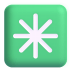 Eight-Spoked-Asterisk-3d icon