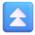 Fast-Up-Button-3d icon