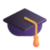 Graduation-Cap-3d icon
