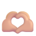 Heart-Hands-3d-Medium-Light icon