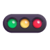 Horizontal-Traffic-Light-3d icon