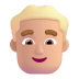 Man-Blonde-Hair-3d-Medium-Light icon