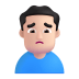 Man-Frowning-3d-Light icon
