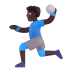 Man-Playing-Handball-3d-Dark icon