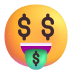 Money-Mouth-Face-3d icon