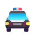 Oncoming-Police-Car-3d icon