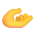 Palm-Up-Hand-3d-Default icon