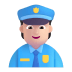 Police-Officer-3d-Light icon
