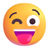 Winking-Face-With-Tongue-3d icon