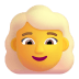 Woman-Blonde-Hair-3d-Default icon