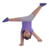 Woman-Cartwheeling-3d-Medium icon