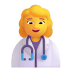 Woman-Health-Worker-3d-Default icon