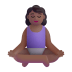 Woman-In-Lotus-Position-3d-Medium-Dark icon