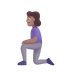 Woman-Kneeling-3d-Medium icon