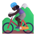 Woman-Mountain-Biking-3d-Dark icon
