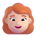 Woman-Red-Hair-3d-Light icon