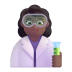 Woman-Scientist-3d-Medium-Dark icon