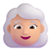 Woman-White-Hair-3d-Medium-Light icon