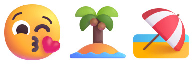 FluentUI Emoji 3D Icons