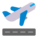 Airplane Departure Flat icon