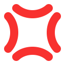 Anger-Symbol-Flat icon