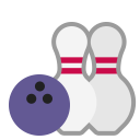 Bowling Flat icon