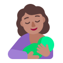 Breast Feeding Flat Medium icon